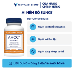 Thực phẩm bảo vệ sức khỏe AHCC 1000 MG