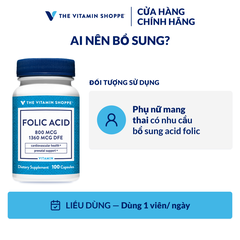 Thực phẩm bảo vệ sức khỏe FOLIC ACID