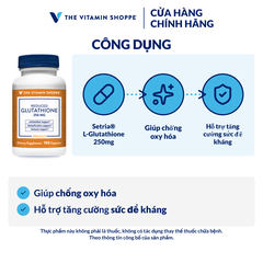 Thực phẩm bảo vệ sức khỏe REDUCED GLUTATHIONE 250 MG