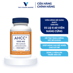 Thực phẩm bảo vệ sức khỏe AHCC 1000 MG