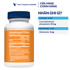 Thực phẩm bảo vệ sức khỏe MELATONIN SUSTAINED RELEASE 3 MG