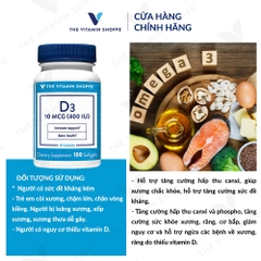 Thực phẩm bảo vệ sức khỏe VITAMIN D3