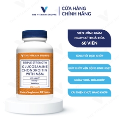 Thực phẩm bảo vệ sức khỏe TRIPLE STRENGTH GLUCOSAMINE CHONDROITIN WITH MSM