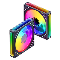 Quạt tản nhiệt KENOO ESPORT RGB INF1 - V3 (Fan12) - Màu Đen