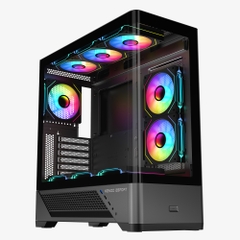 Vỏ máy tính KENOO ESPORT AKC300 - Màu Đen