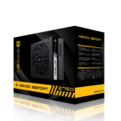 Nguồn máy tính KENOO ESPORT E750 - Màu Đen - Cáp dẹt