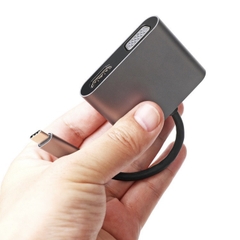 Cổng chuyển đổi HUB TYPEC KC J110 ( 4 in 1 )