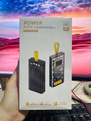 SẠC DỰ PHÒNG 20000MAH TRONG SUỐT KÈM DÂY