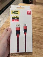Cáp sạc KC C14 Typec 2m