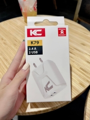 Củ sạc 2 cổng USB KC K79