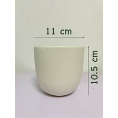 CHẬU MOCHI TRÁNG MEN (11*10cm) (1 chậu), tráng men, chậu cây mini, sen đá, xương rồng Cây Tươi Nguyên CTN0980