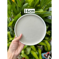 ĐĨA LÓT CHẬU TRÁNG MEN/ SỨ, đĩa lót chậu cây hình tròn nhiều kích thước