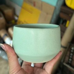 CHẬU KIM CƯƠNG BẸT TRÁNG MEN (8*6 cm) (1 chậu), tráng men, chậu cây mini, sen đá, xương rồng Cây Tươi Nguyên CTN1544