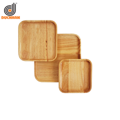  SET 3 KHAY CAO SU VUÔNG MÀU TỰ NHIÊN DW103