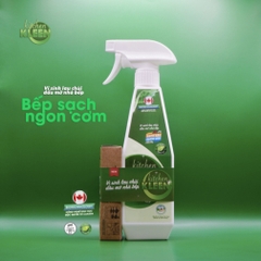 Bộ vi sinh lau chùi đa năng Kitchen Kleen (01 Chai 500ml + 03 ống 5ml)