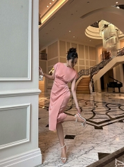 Đầm dự tiệc Aubent 80 Màu Hồng