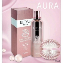 Tinh Chất Tế Bào Gốc Eldas Aura Shine Gold Pearl Premium Peptide All In One Coréana-hàn