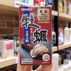 Tinh chất Hàu tươi Nhật Orihiro 120 viên- Nhật Bản