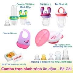 Combo Kidsme trọn quá trình ăn dặm chủ động – Bé Gái 