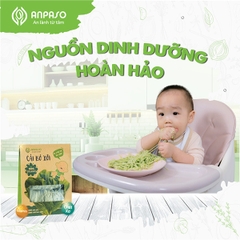 Mì Cải Bó Xôi Ăn Dặm Organic Anpaso 300g  Thương hiệu: Anpaso  Loại sản phẩm: Mì rau củ hữu cơ  Trọng lượng: 300gr 