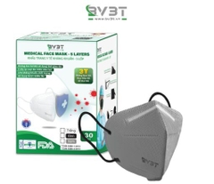 KHẨU TRANG Y TẾ KHÁNG KHUẨN BV3T KHÔNG VAN Thương hiệu: BV3T  Xuất xứ: VIỆT NAM 