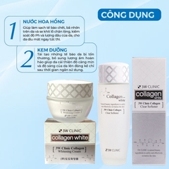 Bộ Dưỡng Da Collagen 3W Clinic - TRẮNG-hàn