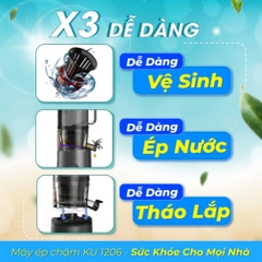 Máy ép chậm KUCHEN KU 1206 màu đỏ