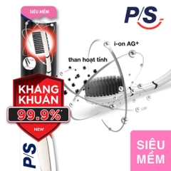 Bàn chải đánh răng P/S than bạc kháng khuẩn 99.9%
