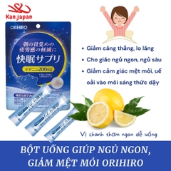 Bột uống hỗ trợ ngủ ngon Orihiro Good Sleep 14 gói