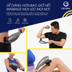 Bộ đôi sức khỏe - nhân đôi trải nghiệm  1. - Ogawa Buzzy HandHeld Massager (OG-1100L) / Máy massage cầm tay Buzzy, hiệu Ogawa (OG-1100L)