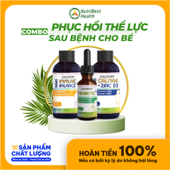 Combo cho bé phục hồi thể lực sau bệnh