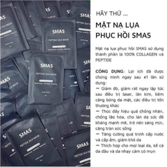 Mặt Nạ Phục Hồi Cấp Ẩm Cao Cấp Smas Peptide Silk Mask- 04miếng-nhật