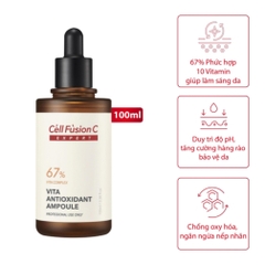 Ampoule Dưỡng Trắng và Ngăn Ngừa Lão Hóa - Cell Fusion C Expert Vita Antioxidant Ampoule 100ml