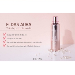 Tinh Chất Tế Bào Gốc Eldas Aura Shine Gold Pearl Premium Peptide All In One Coréana-hàn