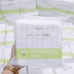 Bông tẩy trang miniso 180 miếng-X-NHẬT