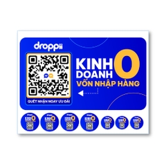 Bộ 2 miếng dán sticker QR Code Affiliate (Dán Ô tô)