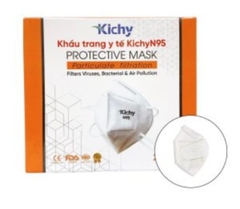 Khẩu trang y tế Kichy N95 Protective Mask (hộp cam) hộp 20 cái( 10 hộp freeship)