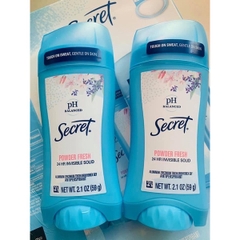 Sáp Lăn Khử Mùi PH Secret - Powder Fresh 76g