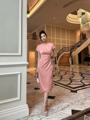 Đầm dự tiệc Aubent 80 Màu Hồng