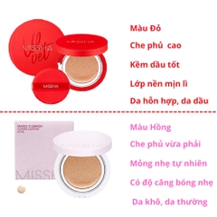 Phấn Nước Missha Velvet Finish Vỏ Đỏ-hàn