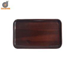 KHAY GỖ TRÀM HÌNH CHỮ NHẬT MÀU ÓC CHÓ DW100
