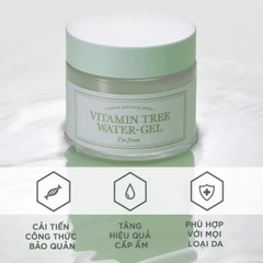 Kem Dưỡng Ẩm Và Kiểm Soát Dầu I'm From Vitamin Tree Water-Gel 75g