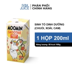 Sinh tố dinh dưỡng Chuối Xoài Cam 200ml - hộp