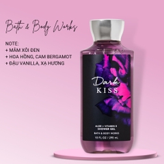 Sữa tắm dưỡng ẩm hương nước hoa Dark Kiss - Bath and Body Works 295ml-mỹ