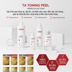 Bộ Sản Phẩm Peel Trắng Da An Toàn TA Toning Peel Thương hiệu: Cell Fusion C Xuất xứ: Hàn Quốc