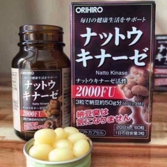 Viên Uống Chống Tai Biến Nattokinase ORIHIRO 60 viên - 2000FU-nhật