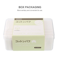 Bông Tẩy Trang Miniso 475 miếng-X-NHẬT