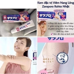 Kem Trị Viêm Nang Lông Zaraporo Rohto Nhật Bản