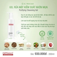 Gel Rửa Mặt Purifying Cleansing Gel Thương hiệu: Cell Fusion C Xuất xứ: Hàn Quốc