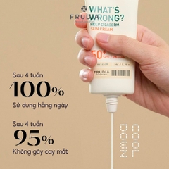 Kem chống nắng thuần chay chiết xuất Rau Má Frudia re:proust what's wrong help Cicaderm sun cream